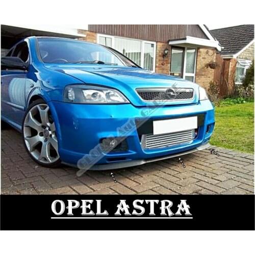 For For Opel Astra H , Astra G CUPRA R FRONT SPOILER BUMPER LIP Euro Spoiler Lip Universal 3 pcs Body Kit Auto Car Accessory