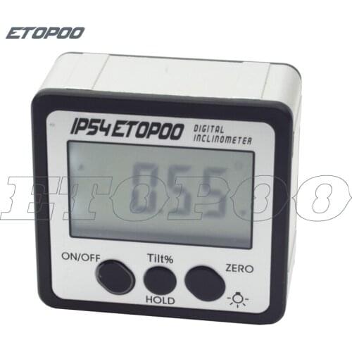IP54 Electronic Protractor inclinometer With Back light Angle Bevel Box Magnetic Base Inside Angle Meter Measuring Tool