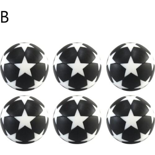 N58B 6pcs 32mm Table Soccer Foosball Fussball Football Machine Accessories Kids Games