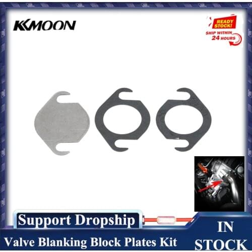 Car Styling EGR Valve Blanking Block Plates Kit with Gasket for VW/AUDI/SEAT/SKODA/VOLVO/TDI/Polo/Golf/Passat/Tiguan