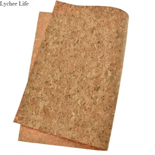 Lychee Life Abrasion-Resistant Vintage A4 DIY Cork Fabric DIY Garment Sewing Decor Home Tecido Handmade Decoration