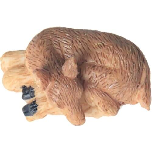 Lychee Inhabit Deer Shaped Accessories Miniature Figurine Kawaii Sand Table Gardens Decoration