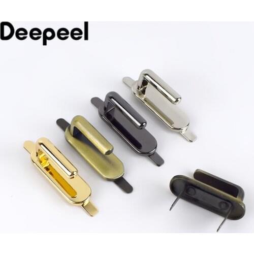 Deepeel5/10pcs 35mm Metal Bags Buckles Fashion Handbag Arch Bridge Connector Hangers For Belts Strap DIY Leather Crafts KY547