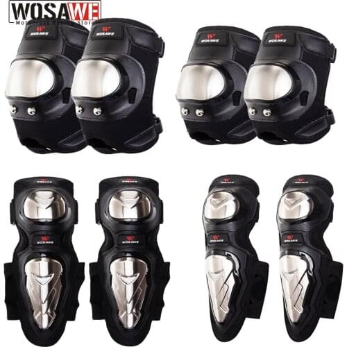 WOSAWE Motorcycles Knee Protection Pads Elbow Pads Motocross Racing Off-road Safety Protective Gear Outdoor Sports Body Guard
