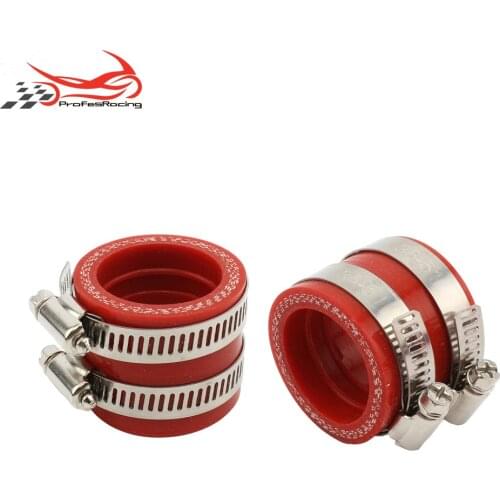 5 Colors 35mm Motorcycle Carburetor Rubber Adapter Inlet Intake Pipe For MIKUNI KEIHIN OKO KOSO PWK Carburetor accessory