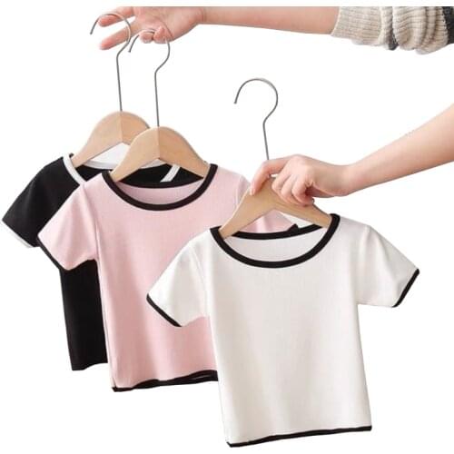 2021 New boys and girls short-sleeved casual outdoor kids T-shirts