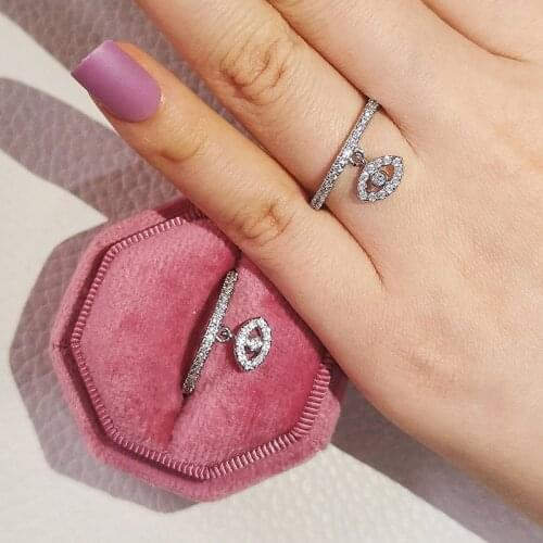 2021 new arrivals Devils Eye fashion tredy creative promise engagement ring for women lady party gift R6039