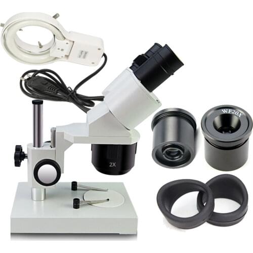 Soldering Binocular Stereo Microscope 40x 80x Mobile Repair Tool WF20x Eyepiece
