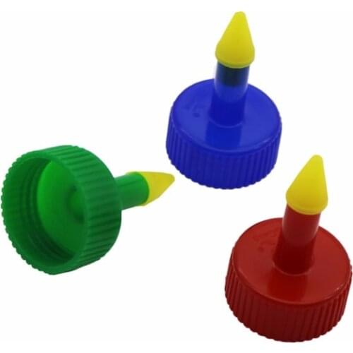 Plastic sharp mouth sprinkler nozzle of bottle cap for succulent Potted plants Accurate water injection Spray potion tool 100pcs