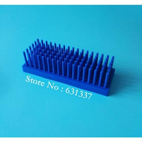 Plastic test tube rack with 102pcs pegs