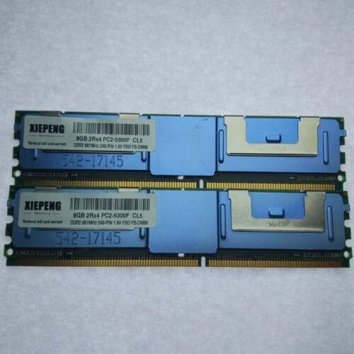 For Sun Blade T6320 T6340 X6250 X6320 X6450 X8450 Server RAM 16GB DDR2 ECC Fully Buffered 8GB 667MHz FB-DIMM 4GB PC2-5300F 1.8V