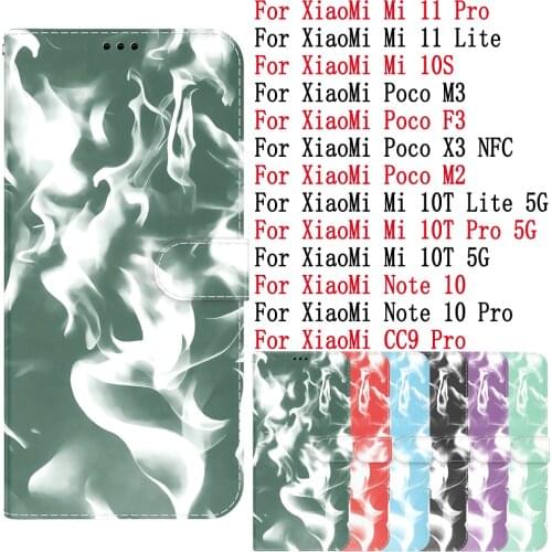 Sunjolly For XiaoMi Mi 11 10T Pro Lite 10S Note 10 Pro Poco M3 F3 M2 X3 NFC Case Cover coque Leather Flip Card Wallet Stand