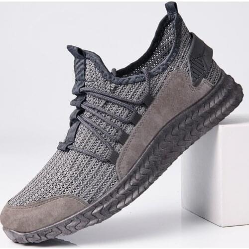Tennis Shoes For Men 2020 New Arrival Summer Mens Soft Comfortable Sneakers Stable Wear Gym Sport Shoes Men Gray Shoes