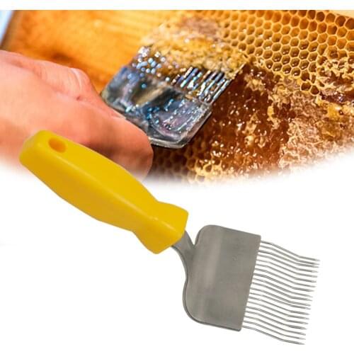 Uncapping Fork 21 Pin Honeycomb Scratcher Cut Straight Tines Honey Fork Tools For Beekeeping Capping Honey Knife Cutter