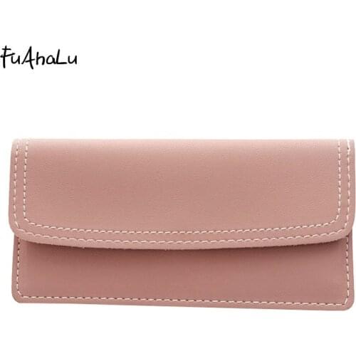 FuAHaLu Wild long section of womens car stitch wallet fashion bag