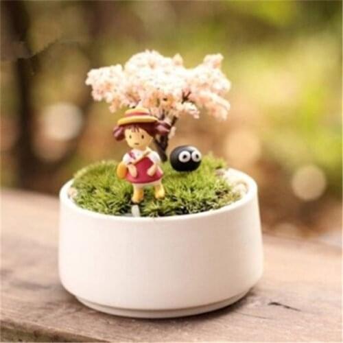 1pcs Mini Scenery Tree Home Desktop Decoration DIY Bonsai Craft Miniature Landscape Accessories (only Emulational Tree)