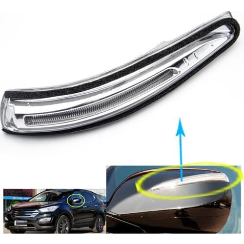 Car Side Rearview Mirror Lamp LED Strip Light Fit for Hyundai Santa Fe IX45 Car Lamp
