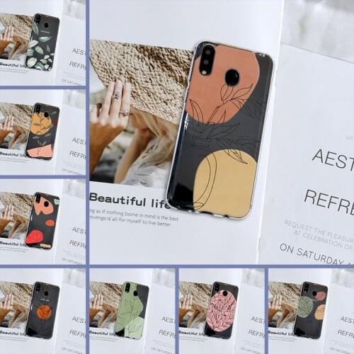 Phone Cover For Samsung Galaxy M40 M30 M20 M10 Phone Case Silicone Art Flower Aesthetic Soft For Samsung Galaxy M40 M30 M20 M10