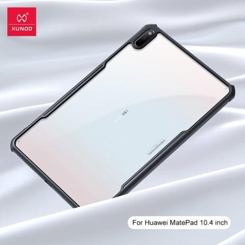 Xundd Tablet Case For Huawei MatePad 10.4 Inch Case Shockproof Tranparent Back Shell Soft Thin Bumper Airbags Cover With Holder