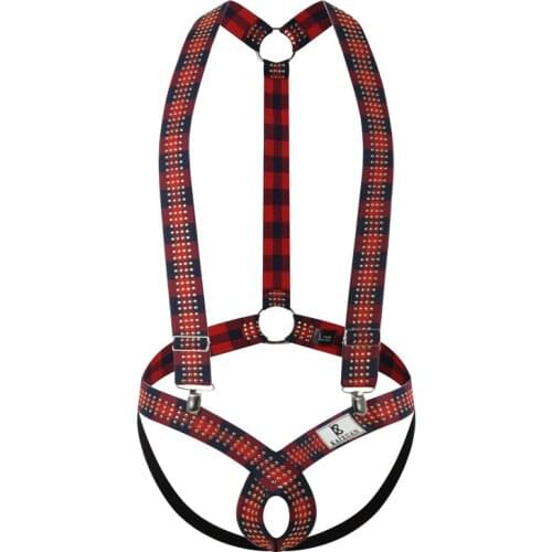 Elastic Men Body Harness Bandage With O-Ring Costume Club Costumes Props Men Chest Harness Belt suit