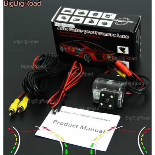 BigBigRoad Car Intelligent Dynamic Track Rear View Camera Backup Reversing Camera For Mazda 6 2008 / CX-5 CX 5 CX5 CX7 CX-7 CX 7