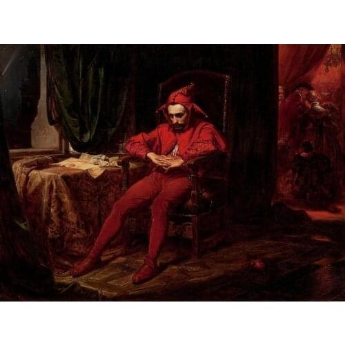 Jan Matejko Stanczyk Giclee Art print Silk poster Home Wall Decor