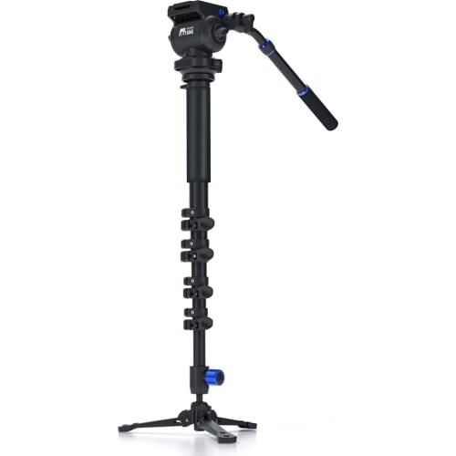 JieYang JY0618 carbon fiber Professional Monopod For Video & Camera / Tripod For Video / Tripods Fluid Head Damping Accessories