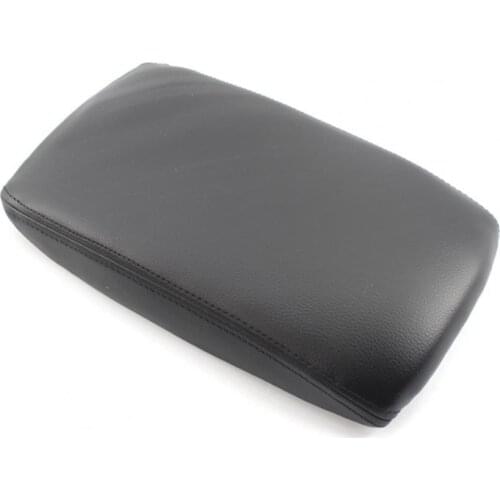 Car Armrest Cover Breathable Flexibility Microfiber Faux Leather Osr 4F0864245 Stable Center Console Armrest Lid for Audi A6 C6