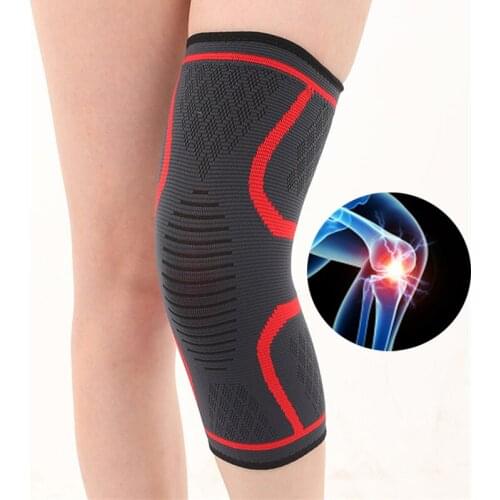 Women Men Fitness Gym Running Cycling Knee Pads Support Braces Elastic Nylon Sport Compression Knee Pad Sleeve for Basketball