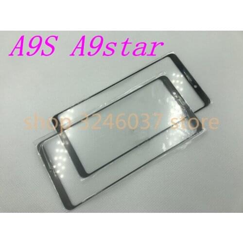 NEW Original black glass Replacement For Samsung Galaxy A9 2018 A9s A9200 A9 Star Pro LCD Front Touch Screen Outer Glass Lens