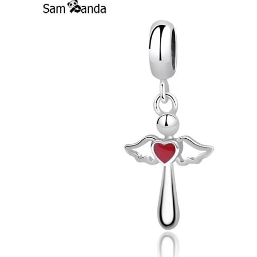 New Authentic 100% 925 Sterling Silver Beads Charm Magic Wand Charms Fit Bracelets Diy Women Jewelry