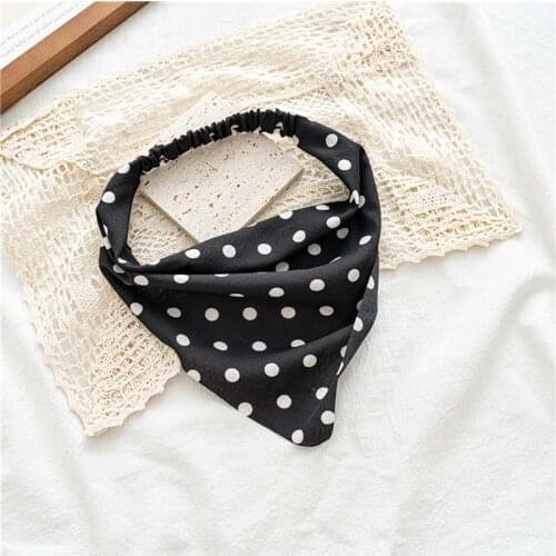 Oaoleer Woman Printted Triangle Bandanas Women Elastic Hairband Fashion Hair Accessories Women Flower Bandage Headband