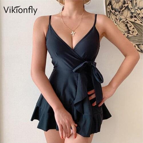 Sexy Push Up One Piece Swimsuit 2020 Korea 1 Onepiece Tankini Swimwear Dress Swimming Suit For Women Bathing Suit With Shorts