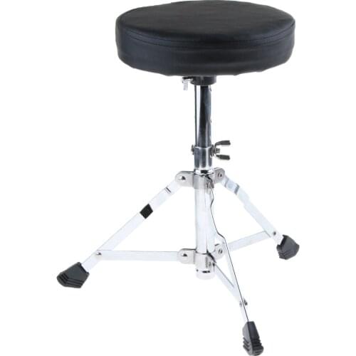 Folding Drum Throne Percussion Drum Stool With Anti- Feet (Drum Seat)