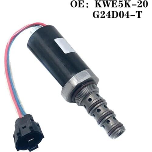 Construction machinery Excavator solenoid valve Solenoid valve for Liugong LG225 KWE5K-20 G24D04-T Made in China