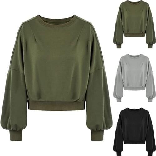 Basic Hoodies for Women Streetwear Female Spring Autumn Solid Color Hoodie Loose Casual O-Neck Sweatshirt Hip Hop Tops Sudaderas