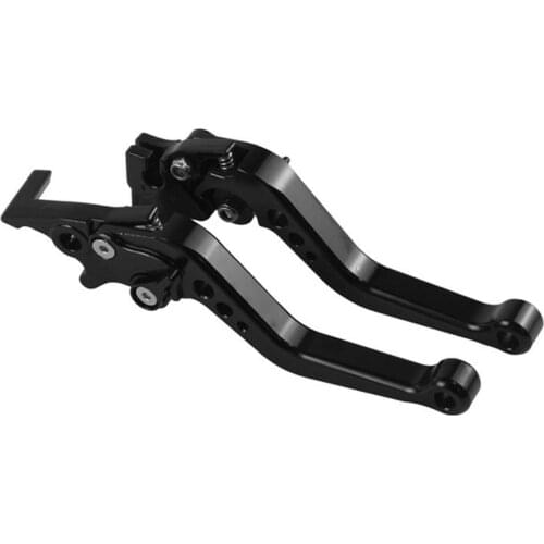CNC Universal Motorcycle scooter brake lever front disc Rear drum adjustable brake Clutch levers handle for HONDA YAMAHA SUZUKI