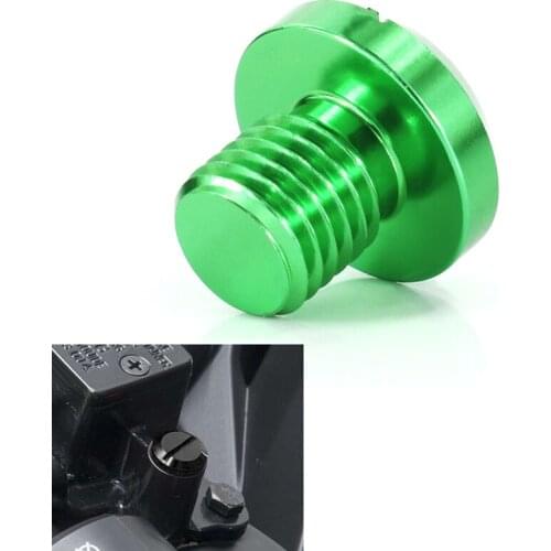 M10x1.25 Left Hand Reverse Anti-Clockwise Female Thread Mirror Screw Fit For Kawasaki Versys X300 X250 Triumph scrambler GW250