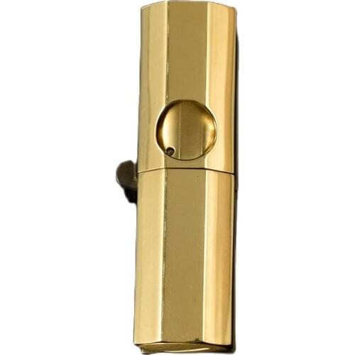 Vintage Brass Fluid Oil Lighter Automatic Ejection Ignition 190g 86*24mm