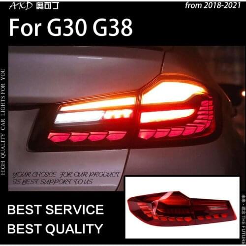 AKD Car Styling Tail Lamp for BMW G30 Tail Lights 2018-2019 525i 530i F90 G38 LED Tail Light DRL oled Lamp Auto Accessories