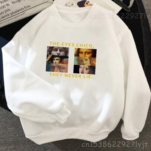 Van Gogh Fun Art Chic Letter Print Loose Long-Sleeved Sweatshirt New Harajuku Quilted O-Neck Fashion Women Clothing