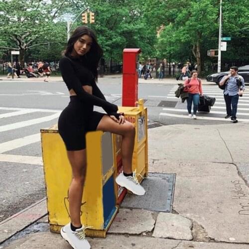 Women Summer Cycling bike Shorts Stretch Basic Short Solid Black Shorts for Women Female Clothing Pantalones Sweatpants Strike