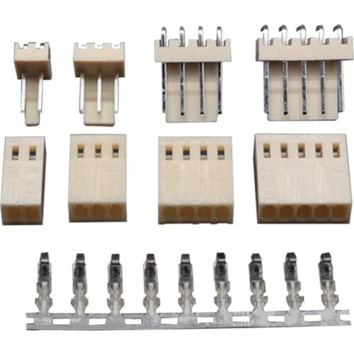 10 setleri KF2510-2P 3 P 4 P 5 P 6 P 7 P 8 P 9 P 10 P 11 bağlayıcı 2.54 MM PITCH Düz pin header + Konut + terminal KF2510 2 P