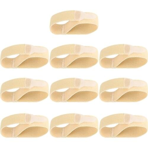 10Pcs Finger Brace Splint Support Finger Toe Splint Wraps Separator for Finger