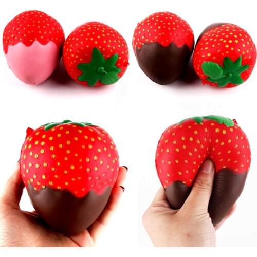 10cm Strawberry Scented Squishy Slow Rising Squeeze Toys Jumbo Collection Anti-stress Funny Toy Gift Toys