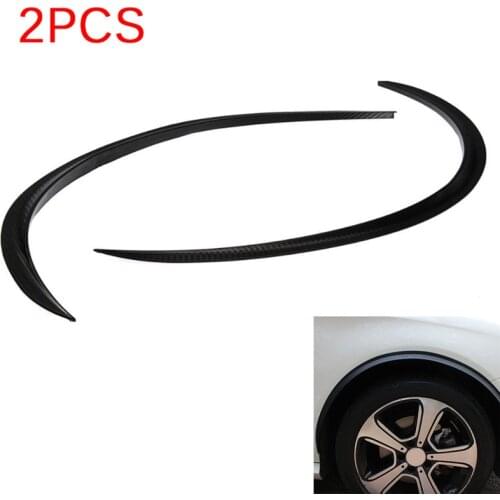 2pcs Car Arch Wheel Fender Flare Extension Protector Lip Anti-Scratch Soft Strip Wheel Lip Fender Flares Car Styling