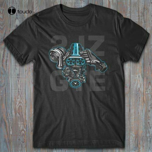 2Jz Gte Engine Iconic T-Shirt Toyo Ae86 Cool Gift Jdm Japan Drift Tokyo Tee Shirt