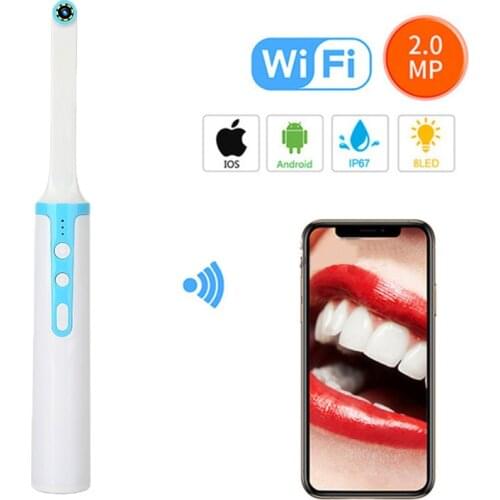 Wireless WiFi USB Intra Oral Dental Intraoral Camera Dentist Device 8 LED Light Real-time Video Inspection Teeth camera intraora