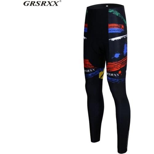GRSRXX Cycling Trousers 2021 Males' Mountain Bike Downhill Tights Polyester Men Sportswear Spring High Elasticity Cycling Pants