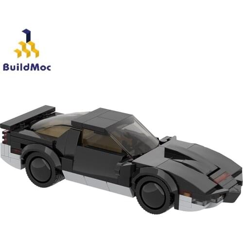 BuildMoc Tehnical Car Knight Speed Champion Rider Building Blocks MOC Tehnical Vehicles Supercar Model Bricks Toys For Children